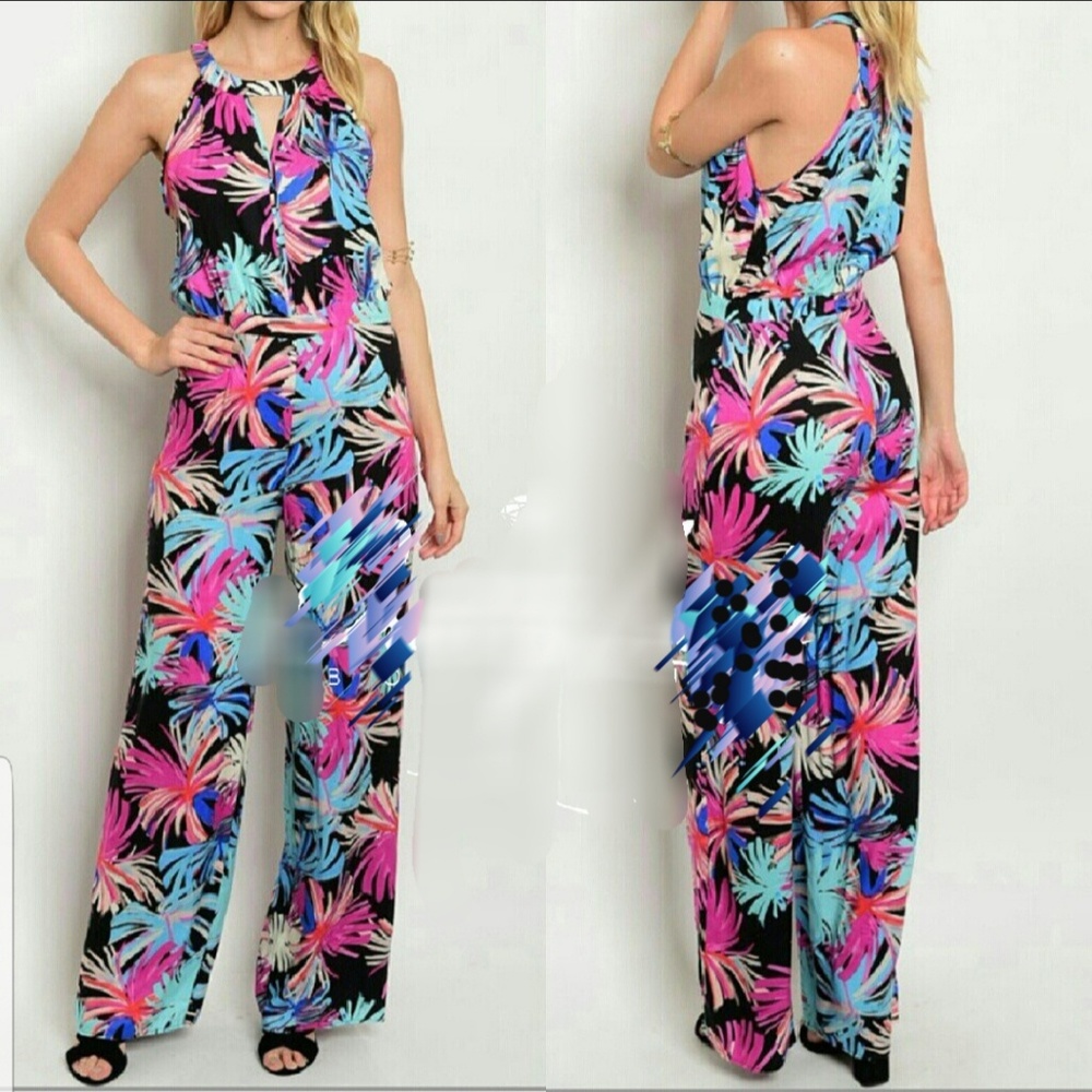 💙NWOT💙 Multi- Colored Lightweight Jumpsuit